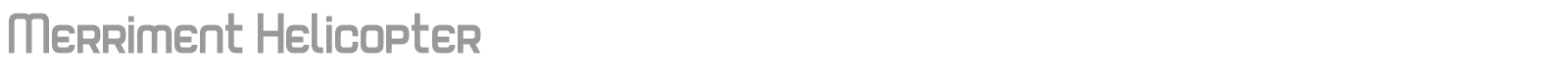 Merriment Helicopter font preview